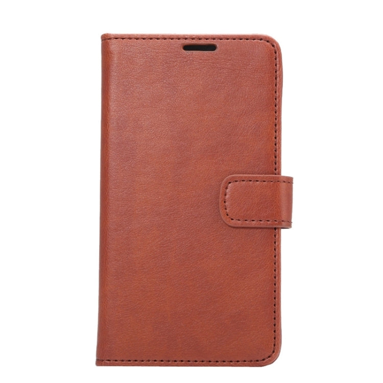 For Galaxy S6 Edge / G925 Crazy Horse Texture Magnetic Snap Leather Case with Holder & Card Slots & Wallet