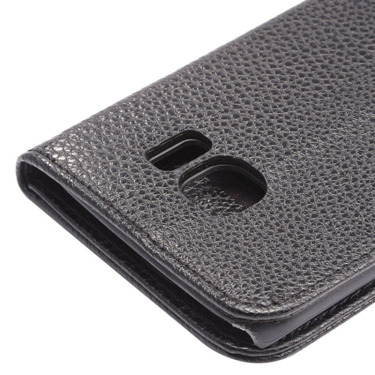 For Galaxy S6 Edge / G9250 Lichee Texture PC PU Leather Case with Holder & Card Slots & Wallet