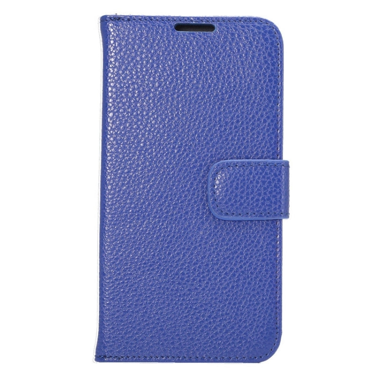 For Galaxy S6 Edge / G9250 Lichee Texture PC PU Leather Case with Holder & Card Slots & Wallet