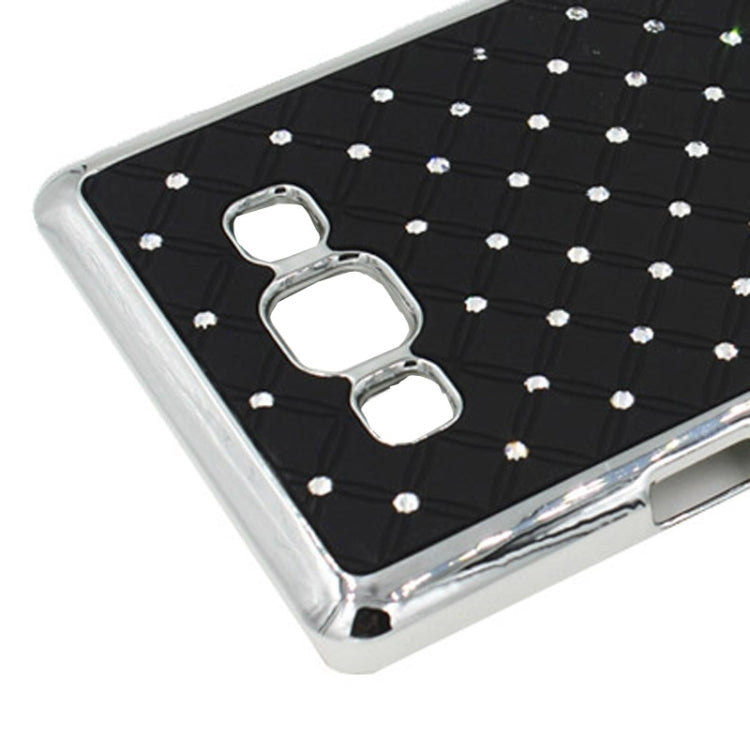 Gypsophila Paniculata Diamond Encrusted Plating Plastic Case for Galaxy A3