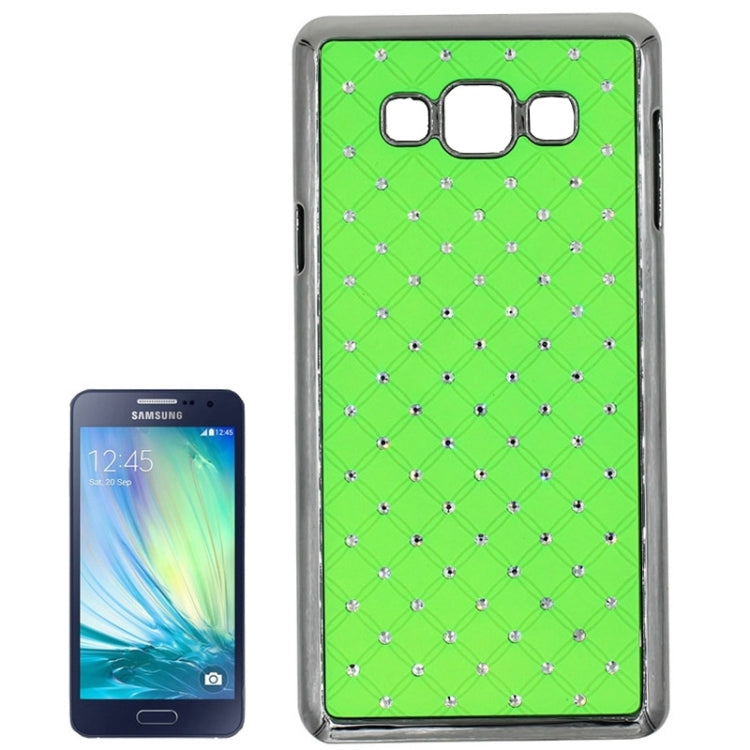 Gypsophila Paniculata Diamond Encrusted Plating Plastic Case for Galaxy A3