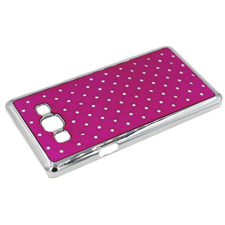 Gypsophila Paniculata Diamond Encrusted Plating Plastic Case for Galaxy A3