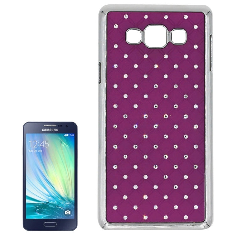 Gypsophila Paniculata Diamond Encrusted Plating Plastic Case for Galaxy A3