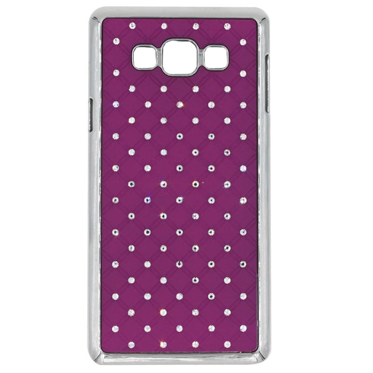 Gypsophila Paniculata Diamond Encrusted Plating Plastic Case for Galaxy A3