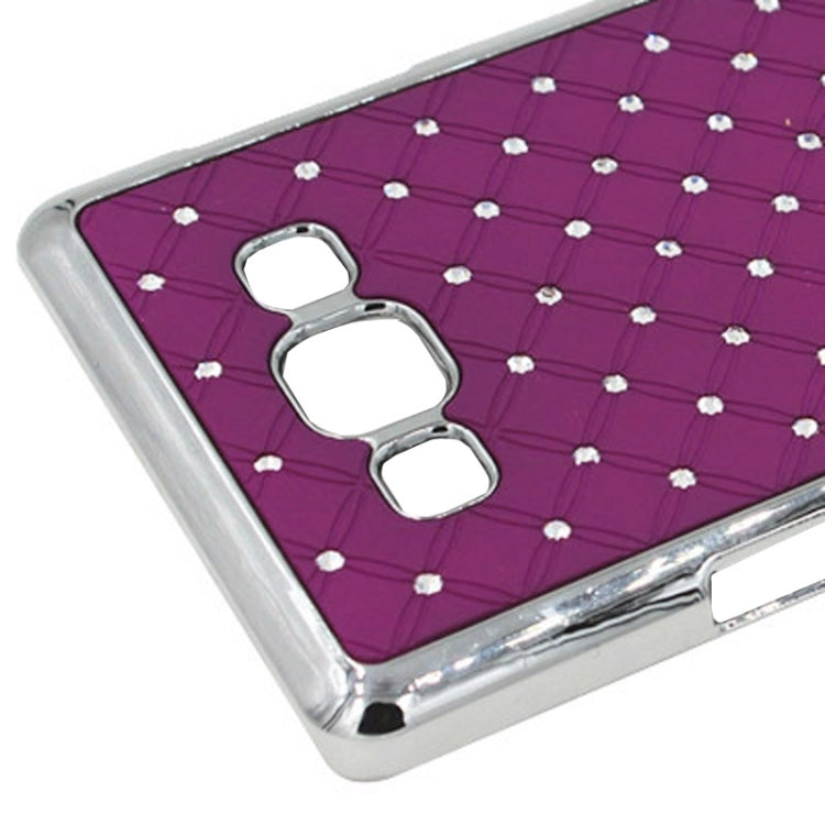 Gypsophila Paniculata Diamond Encrusted Plating Plastic Case for Galaxy A3
