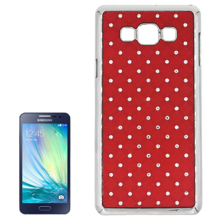 Gypsophila Paniculata Diamond Encrusted Plating Plastic Case for Galaxy A3