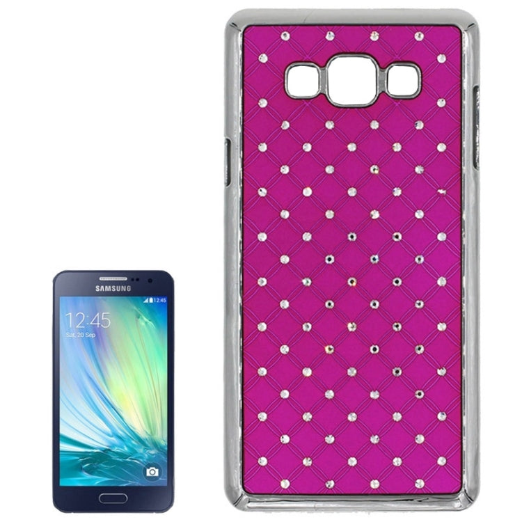 Gypsophila Paniculata Diamond Encrusted Plating Plastic Case for Galaxy A5