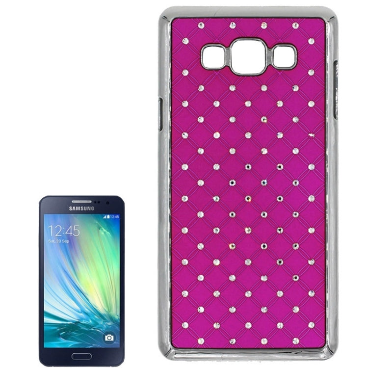 Gypsophila Paniculata Diamond Encrusted Plating Plastic Case for Galaxy A7