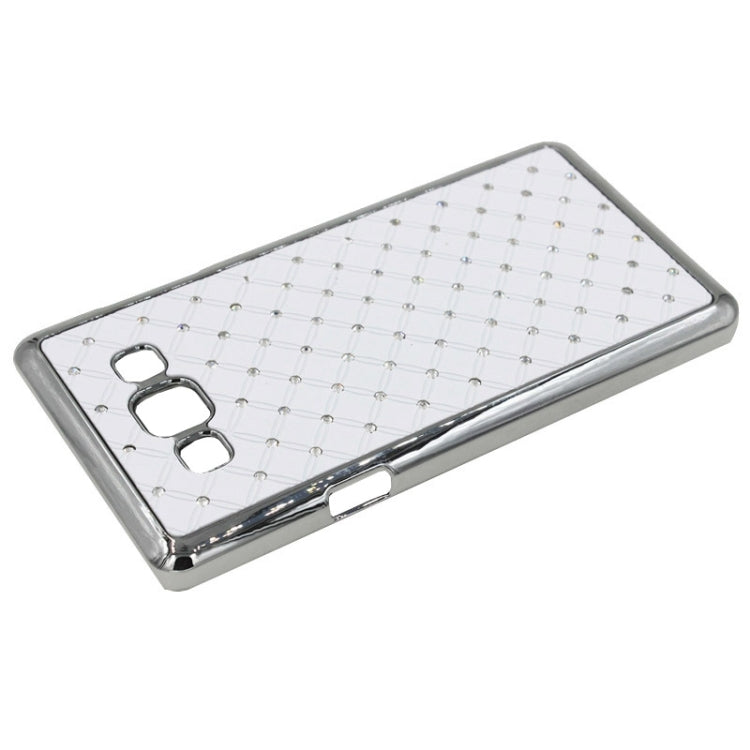 Gypsophila Paniculata Diamond Encrusted Plating Plastic Case for Galaxy A7