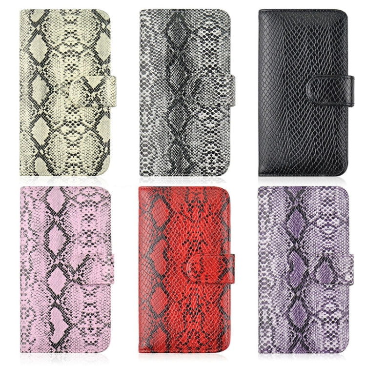 For Galaxy S6 / G920 Ultrathin Snakeskin Texture Wallet Style Leather + TPU Case with Holder