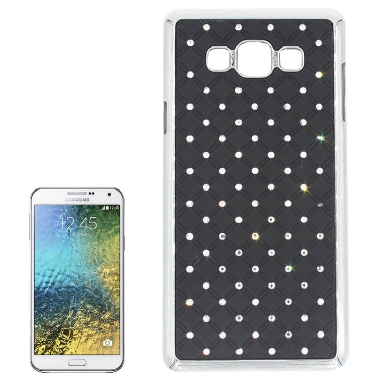 Gypsophila Paniculata Diamond Encrusted Plating Plastic Case for Galaxy E5