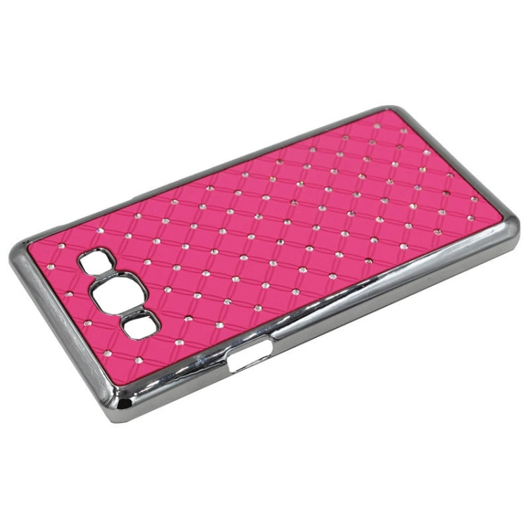 Gypsophila Paniculata Diamond Encrusted Plating Plastic Case for Galaxy E5