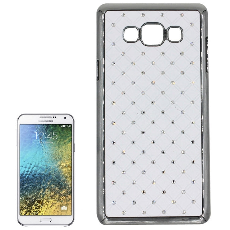 Gypsophila Paniculata Diamond Encrusted Plating Plastic Case for Galaxy E5
