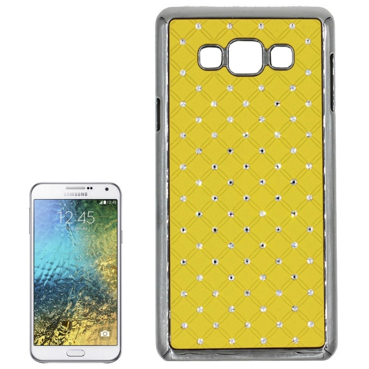Gypsophila Paniculata Diamond Encrusted Plating Plastic Case for Galaxy E5