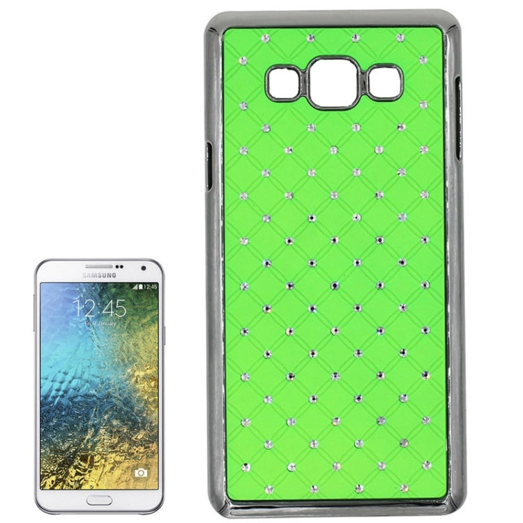 Gypsophila Paniculata Diamond Encrusted Plating Plastic Case for Galaxy E7