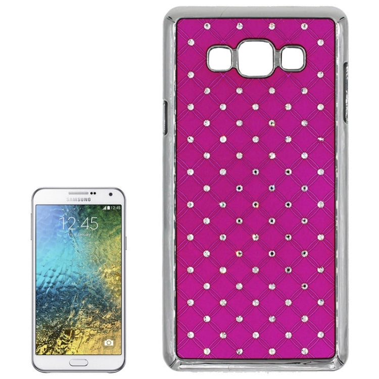 Gypsophila Paniculata Diamond Encrusted Plating Plastic Case for Galaxy E7