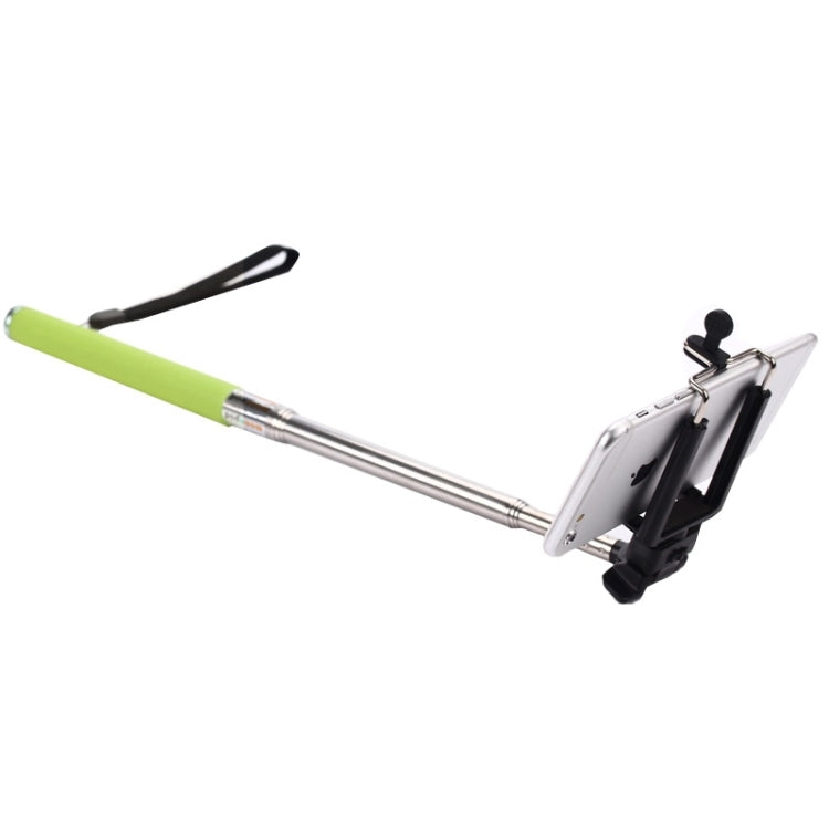 3 in 1 Wireless Remote Controler +  Handheld Monopod + Phone Holder for Smart Phones, Length:22cm-100cm(Green)