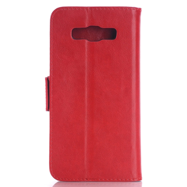 Oil Skin Texture Leather Case with Holder & Card Slots for Galaxy A7 / A700F