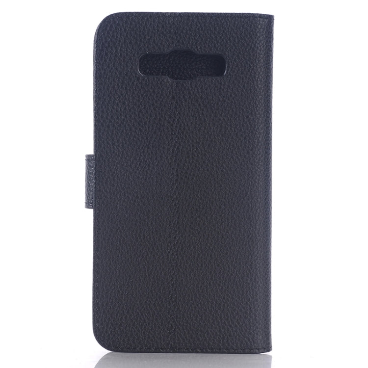 Litchi Texture Leather Case with Holder & Card Slots for Galaxy A7 / A700F