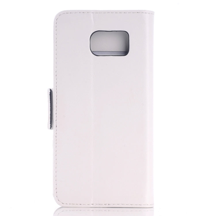 For Galaxy S6 / G920 Oil Skin Texture Leather Case with Holder & Card Slots