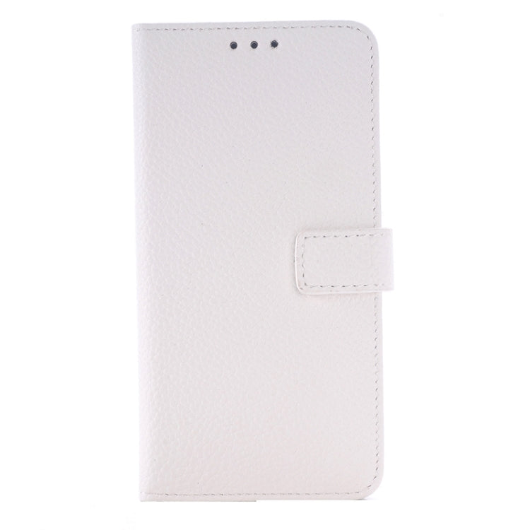 For Galaxy S6 / G920 Litchi Texture Leather Case with Holder & Card Slots