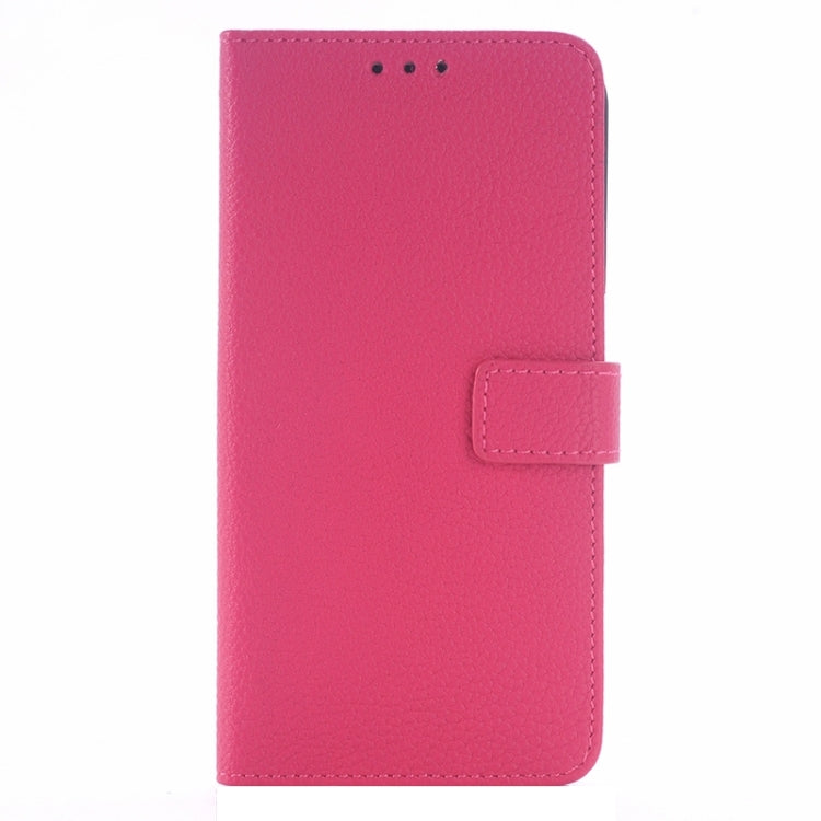 For Galaxy S6 Edge Litchi Texture Leather Case with Holder & Card Slots