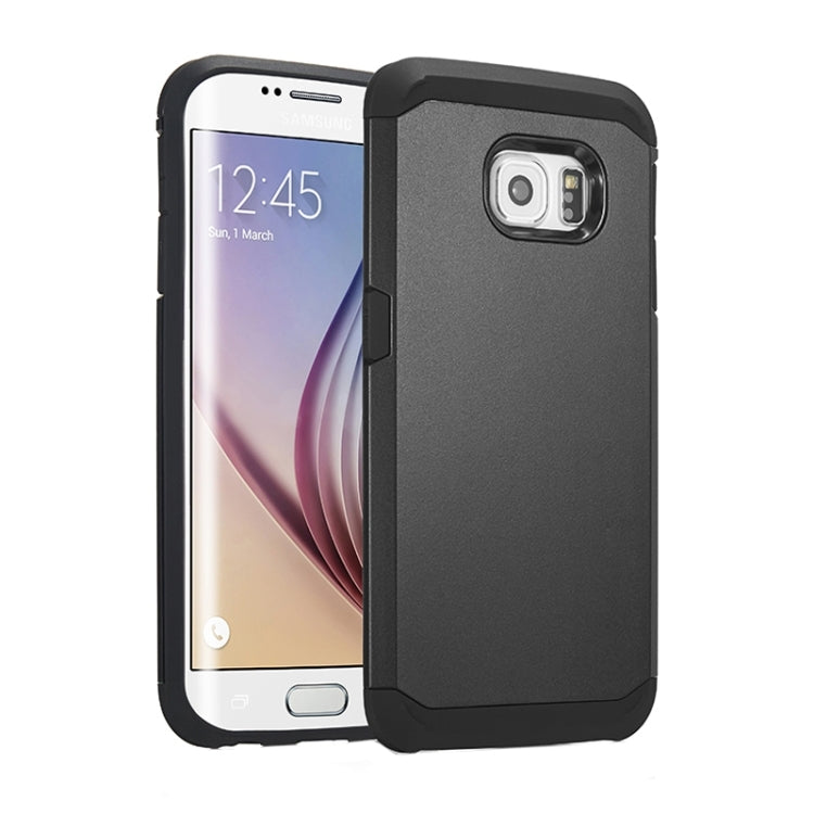 For Galaxy S6 Edge Colorful Hybrid Slim Armor Plastic & TPU Protective Case