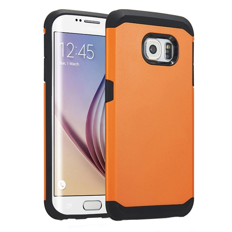 For Galaxy S6 Edge Colorful Hybrid Slim Armor Plastic & TPU Protective Case