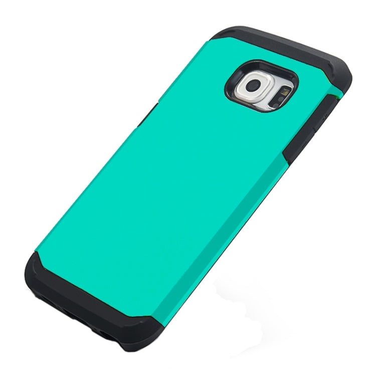 For Galaxy S6 Edge Colorful Hybrid Slim Armor Plastic & TPU Protective Case
