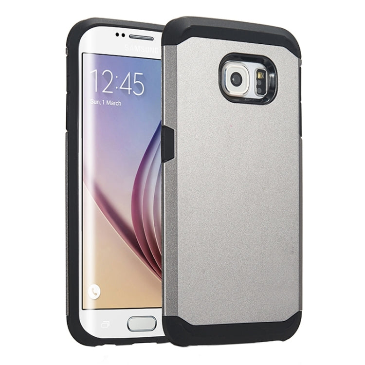 For Galaxy S6 Edge Colorful Hybrid Slim Armor Plastic & TPU Protective Case