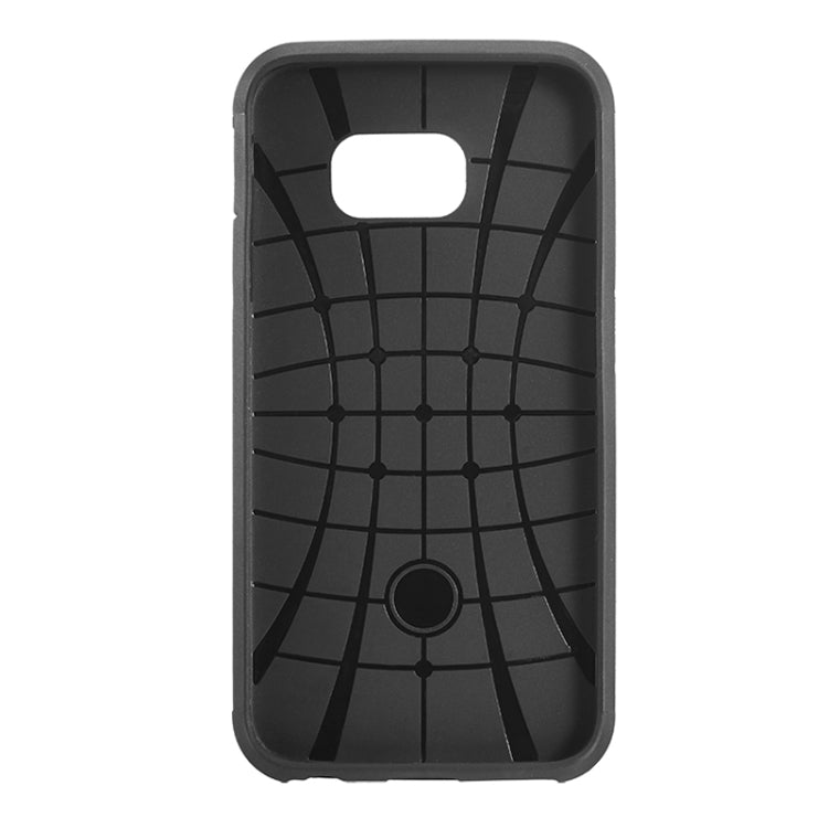 For Galaxy S6 Edge Colorful Hybrid Slim Armor Plastic & TPU Protective Case