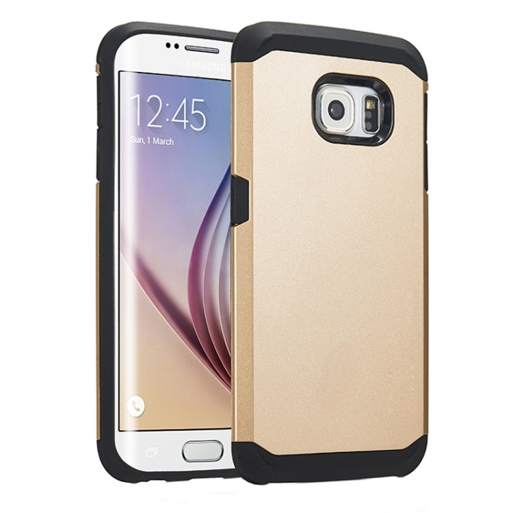 For Galaxy S6 Edge Colorful Hybrid Slim Armor Plastic & TPU Protective Case