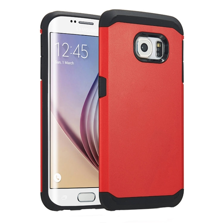 For Galaxy S6 Edge Colorful Hybrid Slim Armor Plastic & TPU Protective Case