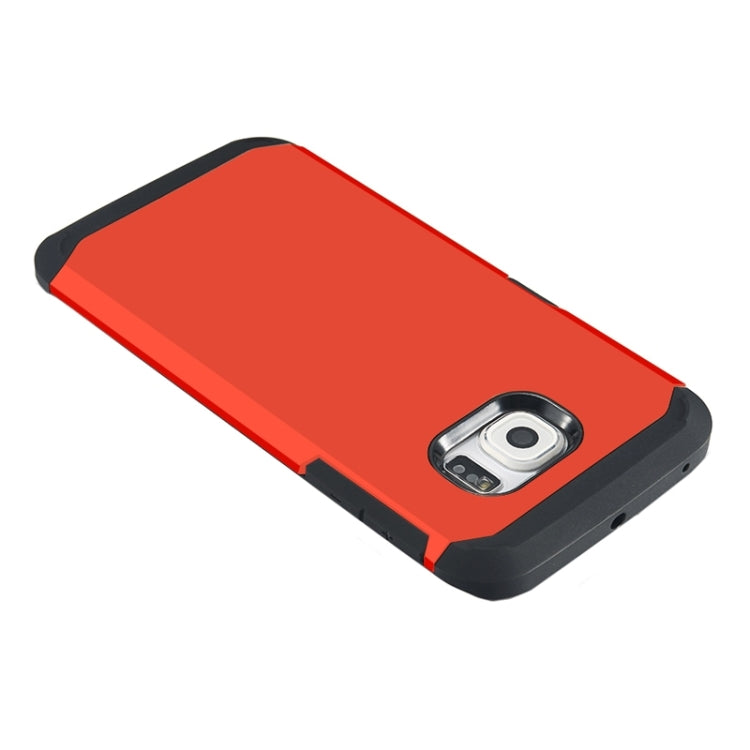 For Galaxy S6 Edge Colorful Hybrid Slim Armor Plastic & TPU Protective Case