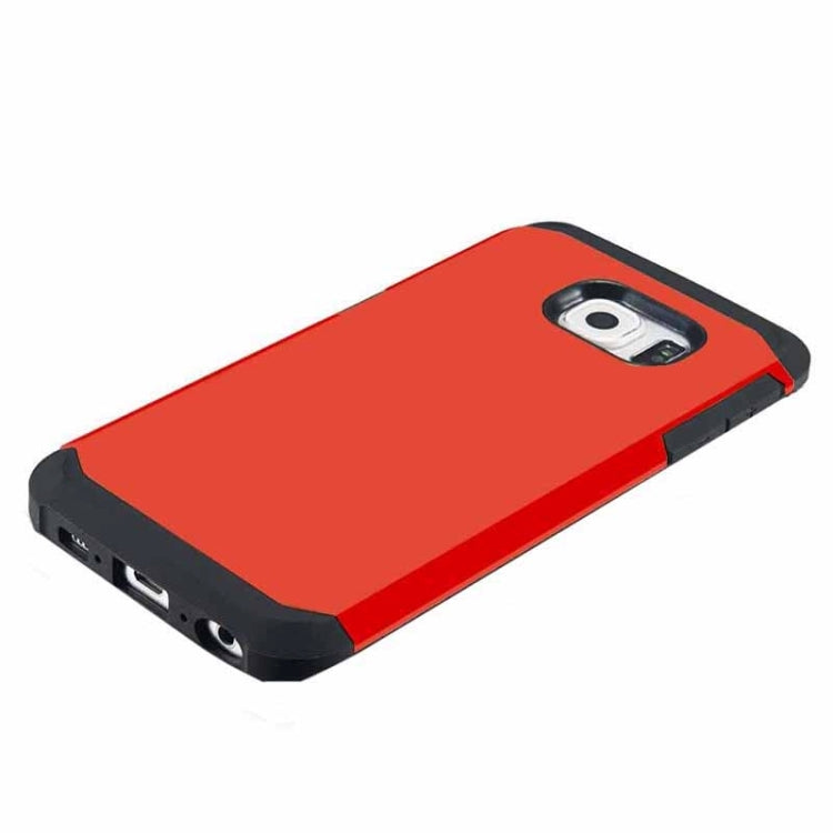 For Galaxy S6 Edge Colorful Hybrid Slim Armor Plastic & TPU Protective Case