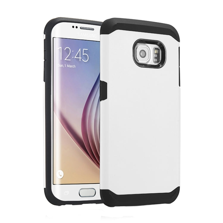 For Galaxy S6 Edge Colorful Hybrid Slim Armor Plastic & TPU Protective Case