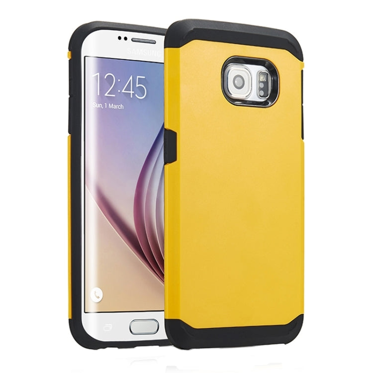 For Galaxy S6 Edge Colorful Hybrid Slim Armor Plastic & TPU Protective Case