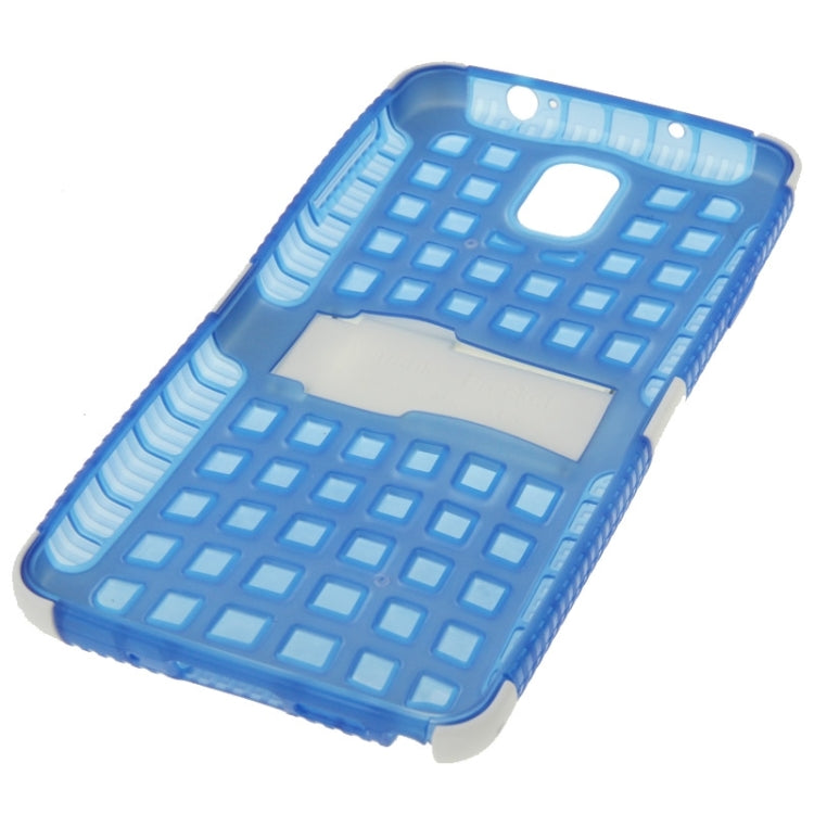 Grid Texture Plastics + TPU Combination Case with Holder for Galaxy Note III