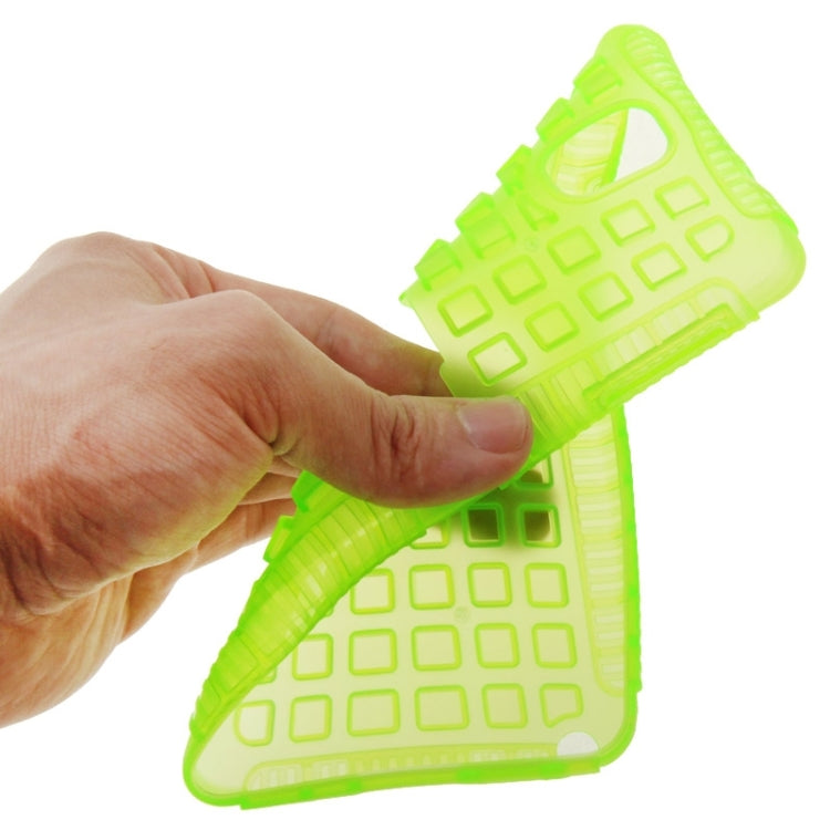 Grid Texture Plastics + TPU Combination Case with Holder for Galaxy Note III