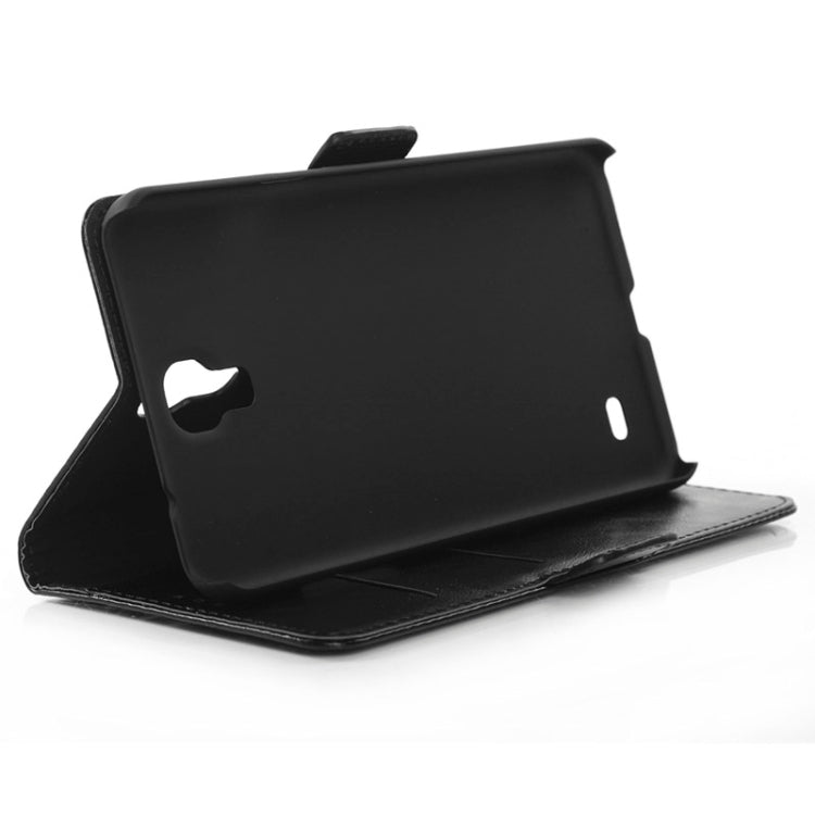 Oil Skin Texture Horizontal Flip Leather Case with Card Slots & Wallet & Holder for Galaxy Mega 2 / G750F