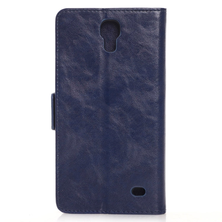 Oil Skin Texture Horizontal Flip Leather Case with Card Slots & Wallet & Holder for Galaxy Mega 2 / G750F