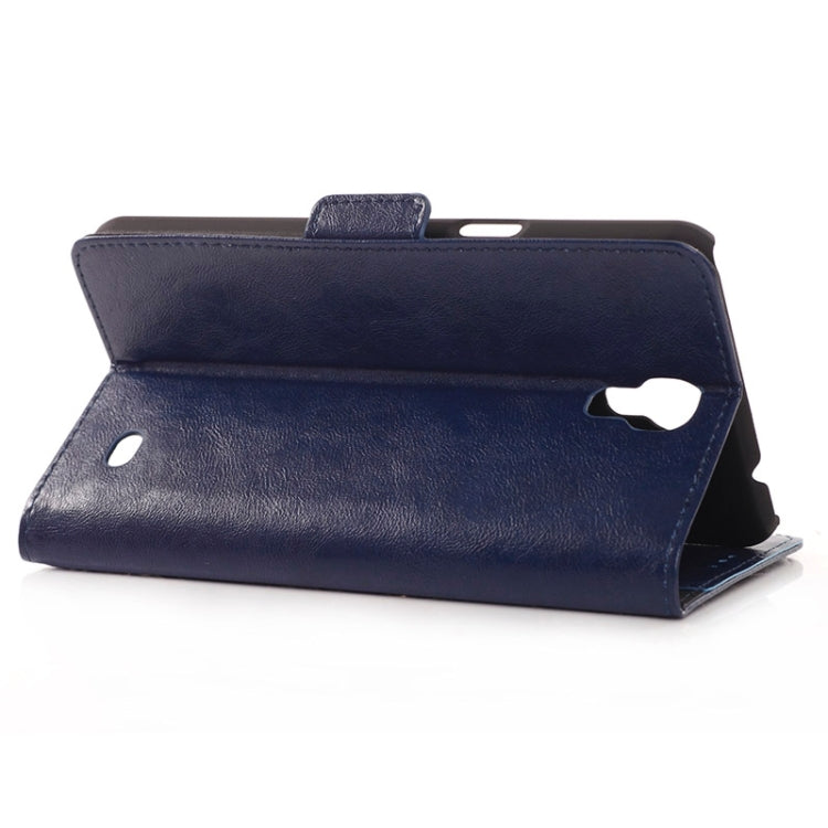Oil Skin Texture Horizontal Flip Leather Case with Card Slots & Wallet & Holder for Galaxy Mega 2 / G750F