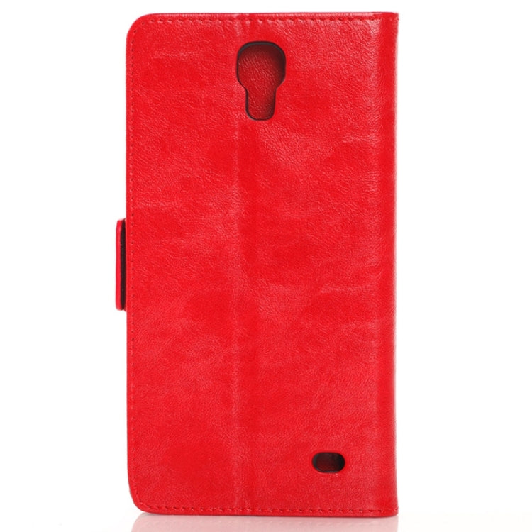 Oil Skin Texture Horizontal Flip Leather Case with Card Slots & Wallet & Holder for Galaxy Mega 2 / G750F