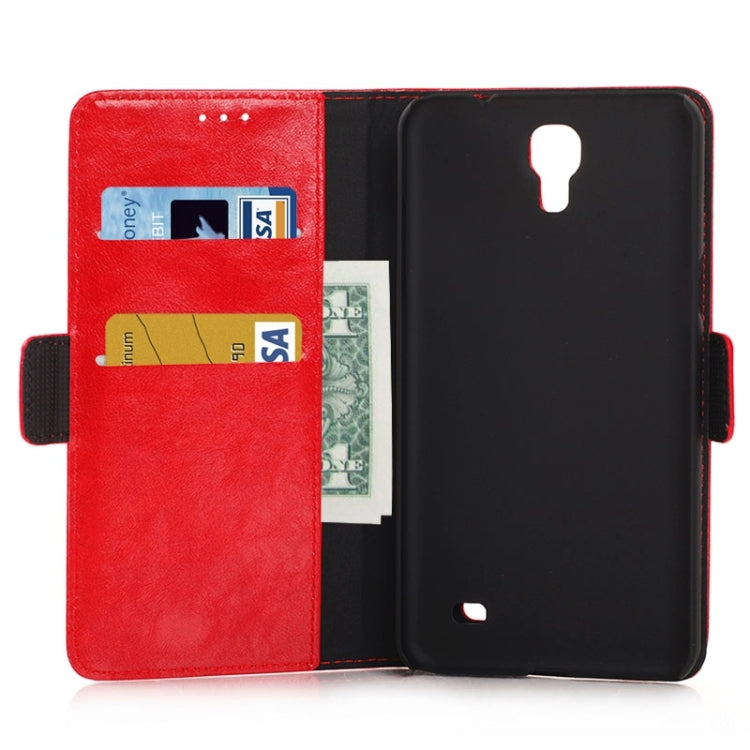 Oil Skin Texture Horizontal Flip Leather Case with Card Slots & Wallet & Holder for Galaxy Mega 2 / G750F