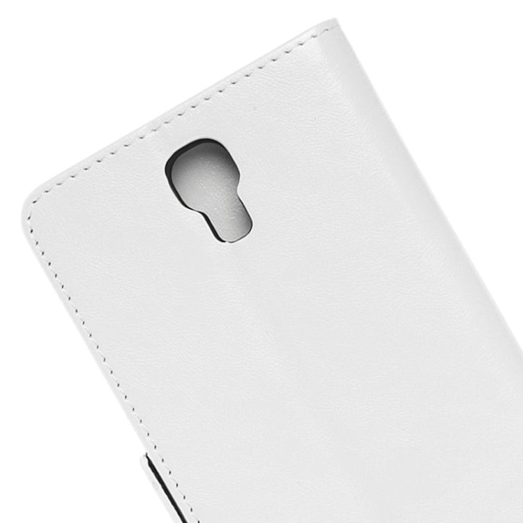Oil Skin Texture Horizontal Flip Leather Case with Card Slots & Wallet & Holder for Galaxy Mega 2 / G750F