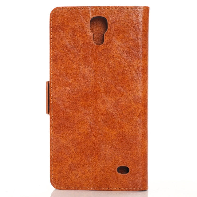Oil Skin Texture Horizontal Flip Leather Case with Card Slots & Wallet & Holder for Galaxy Mega 2 / G750F