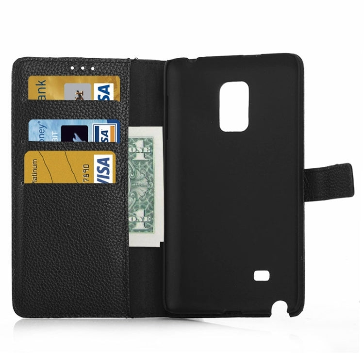 Litchi Texture Horizontal Flip Magnetic Buckle Leather Case with Card Slots & Wallet & Holder for Galaxy Note Edge / N915F