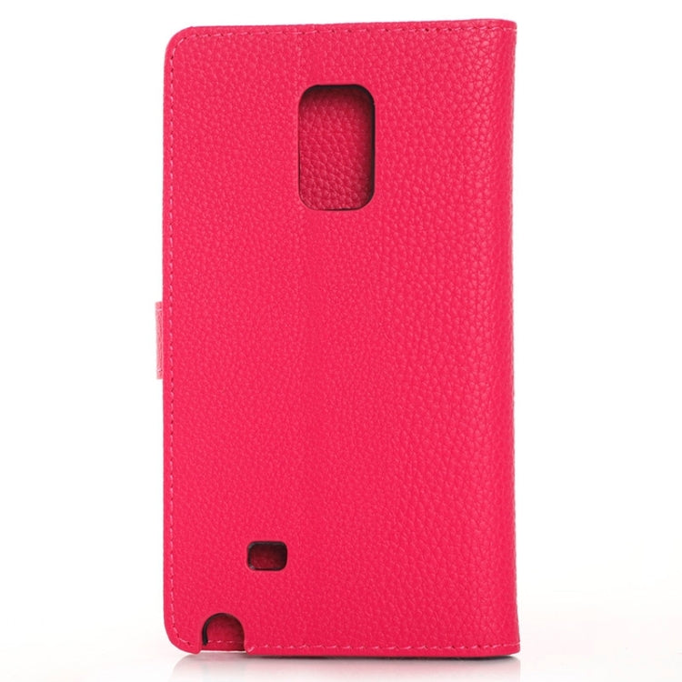 Litchi Texture Horizontal Flip Magnetic Buckle Leather Case with Card Slots & Wallet & Holder for Galaxy Note Edge / N915F