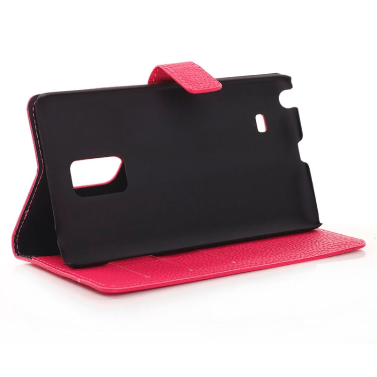 Litchi Texture Horizontal Flip Magnetic Buckle Leather Case with Card Slots & Wallet & Holder for Galaxy Note Edge / N915F
