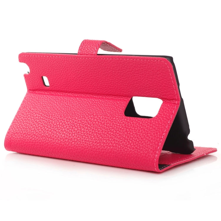Litchi Texture Horizontal Flip Magnetic Buckle Leather Case with Card Slots & Wallet & Holder for Galaxy Note Edge / N915F
